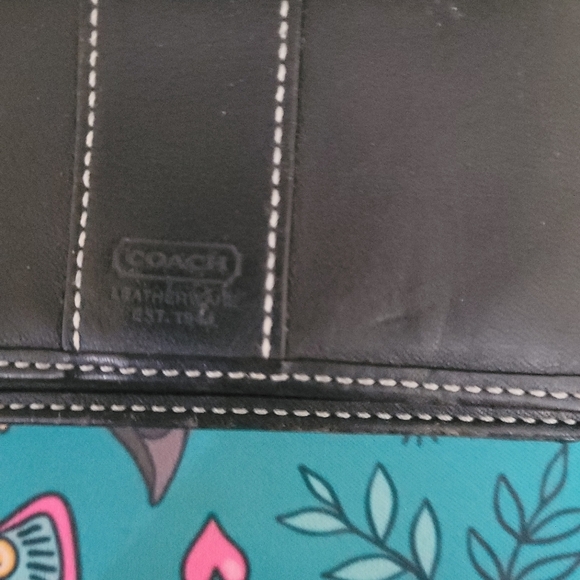 Coach Keychain Wallet & Card Holder VINTAGE - Picture 2 of 8